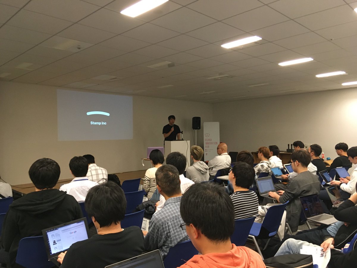 xinsuzuki's tweet photo. #Firebase #meetup in #Osaka Keynote: #fjug オーガナイザー @1amageek さん from #Tokyo より、 #Madrid で行われた #FirebaseSummit 報告会!#NextExtended #Kansai #Umeda #OIH #GVHOsaka #グランフロント大阪 https://t.co/kCNgBnXTuk