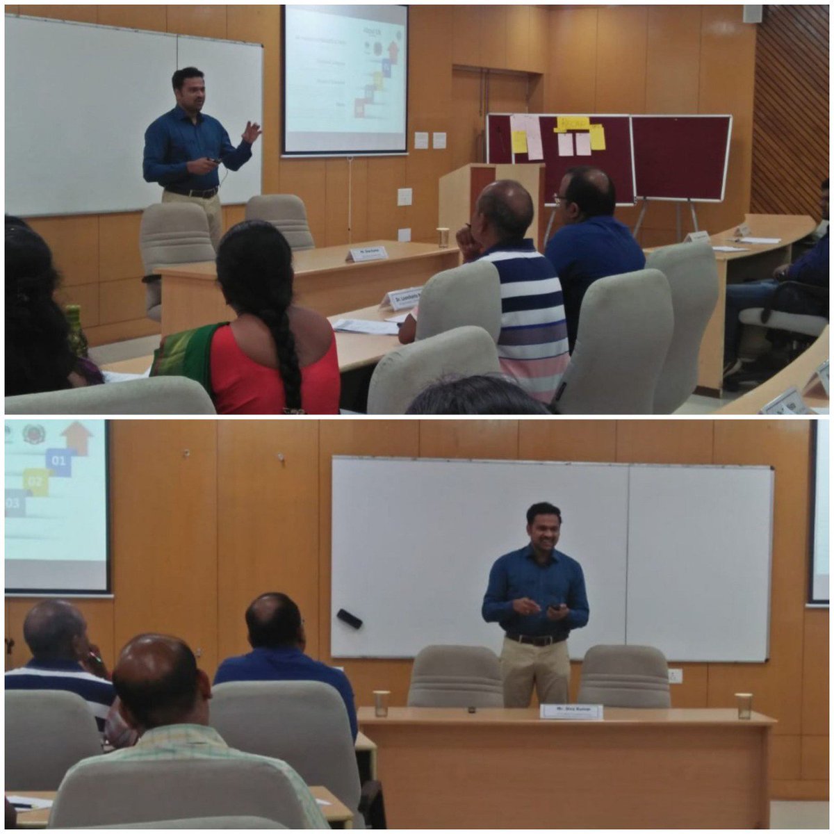 NABARD_MABIF's tweet photo. Training programme on “Agricultural Extension: From Transfer of Technology to Agripreneurship and Start-ups” held at #MANAGE, Hyderabad from 21-25, Oct 2019.

CEO, #MABIF handled a session on “Importance of Technology Commercialization” on its fifth day of the training program. https://t.co/3ecUtEntAE