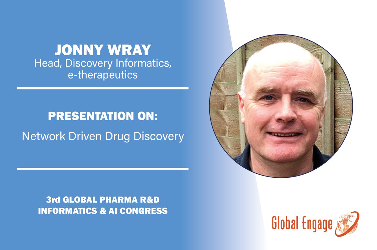 lifesciences_GE's tweet image. Also up after the break is Jonny Wray, another contributor to our blog with a great piece on his work #PharmaInformaticsCongress ow.ly/Wmxh30pLZCq
