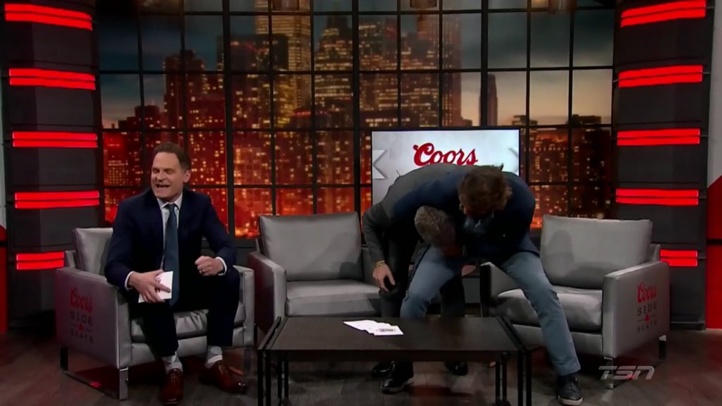 Tsn Hockey On Twitter Host S Choice Well Stu Grimson Did It