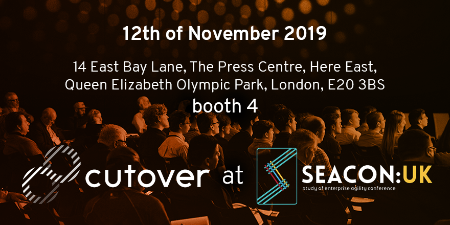 gocutover's tweet photo. #London we're excited to be sponsoring @SEACONUK this year! Come see us at booth 4 to find out how we orchestrate humans & technology at pace for #datacentermigration, #resilienceprograms and #releasemanagement! #SEACON https://t.co/LM5QvKQ69G