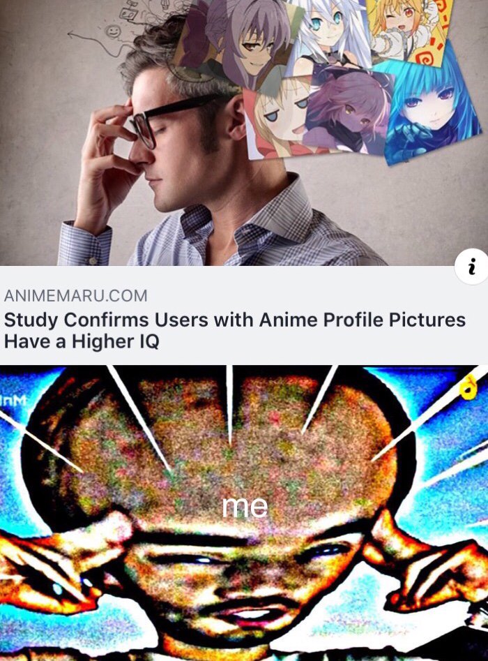 If your profile picture is NOT from an anime your opinion doesnt count  Anime  Profile Pictures  Know Your Meme