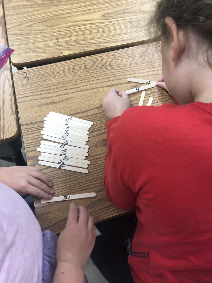 lantripj's tweet photo. First graders love skip counting activities. https://t.co/D1RW7c32Vr