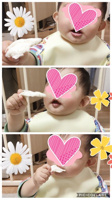 息子は本当に食べることが大好き❤️私と同じぐらいのご飯の量食べてる(笑)
もう少しで両手離してタッチできそうな気がする...!
「ママ」と「まんま」も言いわけるようになった?よくママ〜って言って可愛いね?? 