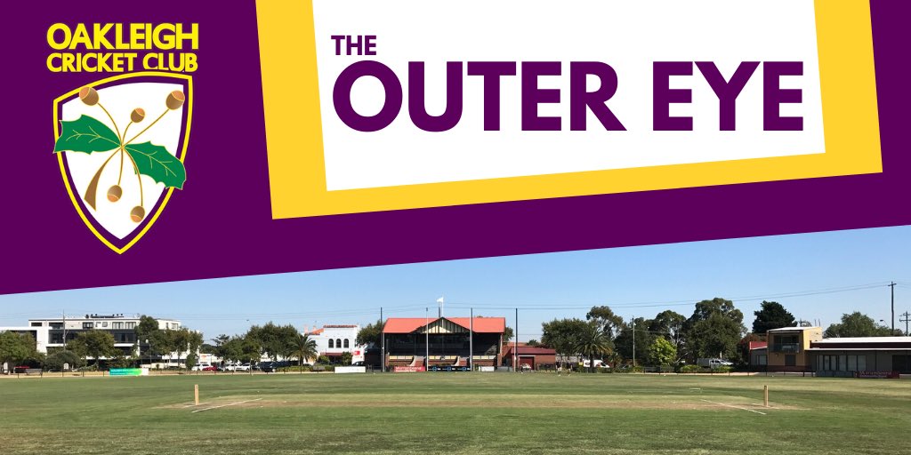 The latest edition of #TheOuterEye has hit the streets! 

Click on the link for the latest wrap from our Rd 2 clash against <a href="/iccsaints/">Ivanhoe Cricket Club</a> &amp; <a href="/MoorabbinCC_/">Moorabbin CC</a> #OaksDay #purpleandgold 

bit.ly/31XntWs