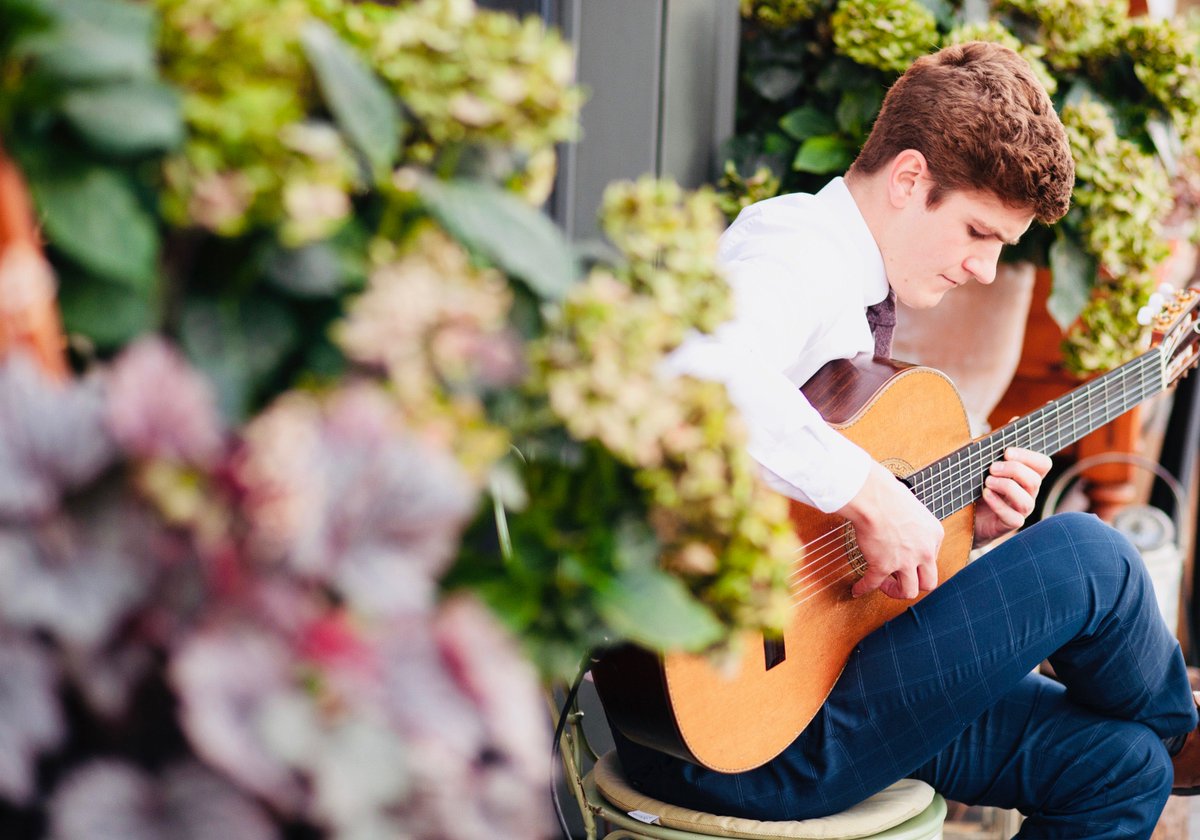 | 🎸 | Our classical offering certainly doesn’t end with strings. We present to you Will Scott, a gentleman who specialises in both classical guitar and Spanish guitar. To find out more details about Will’s availability, send us a message to hello@euphonica.com.