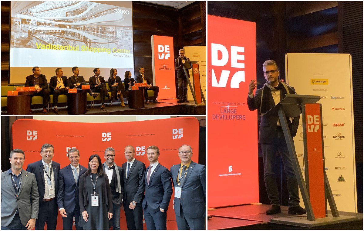 3xko_architects's tweet photo. Founding Partner Korkut Oezgenler talked about the Vadistanbul Shopping Centre Interiors Project at International Forum of Large Developers DEVO 2019 in Bucharest, Romania.
#devo2019 #architect #interiors #design #project #developers  #mall #shoppingcentre #retail #speaker https://t.co/857Xx5KaYK