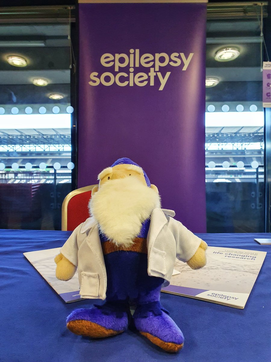 Our little gnome at our stand at #NALCConf19 helping attendees to be #seizuresavvy