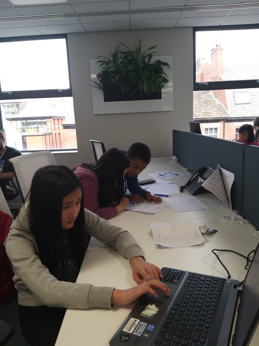 Stemettes's tweet photo. Everybody is coding their apps ready for the presentations later @USTGlobal ๐ฉ๐ฟโ๐ป๐ฉ๐ปโ๐ป #USTStemettes #AppDevelopment #Sustainability #GirlsInSTEM โป๏ธ๐๐ซ https://t.co/9OhC8HARoS