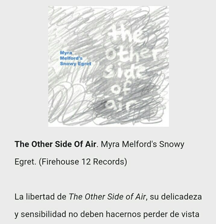 Missingduke's tweet photo. En mi opinión uno de los conciertos básicos de #JazzMadrid19 es el piano solo de @MyraMelford en @centrocentro. Elegí "The Other Side Of Air" con su Snowy Egret como uno de los mejores discos de 2019 para @DownBeatMag, @nprmusic, @jjanews, #IDMAT...
https://t.co/fX0iYSp0na https://t.co/VdfNk3jaGo