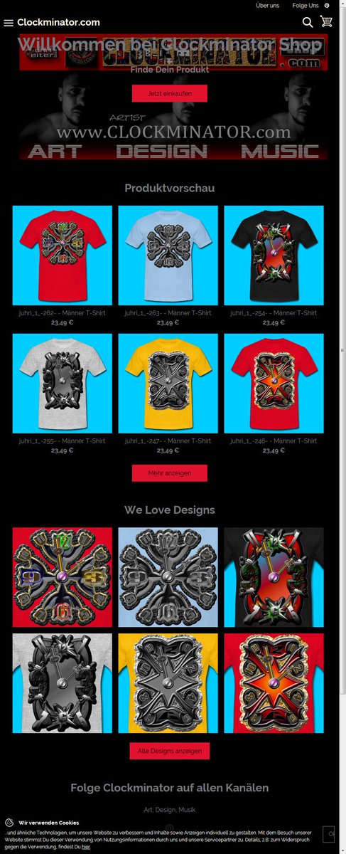 Clockminator's tweet image. shop.spreadshirt.de/clockminator-4