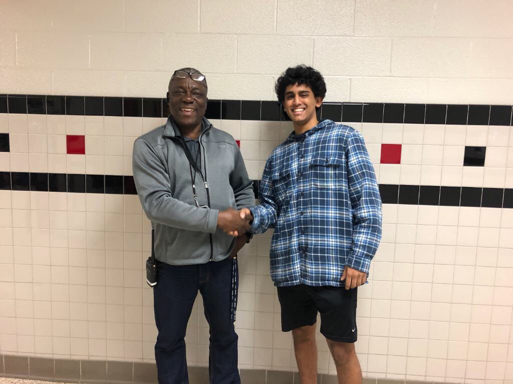 Therealharry20's tweet photo. Shoutout my man Prince, keeping our school Juul free. Very great full to have him behind me for this campaign. https://t.co/8cl3TXM2nl