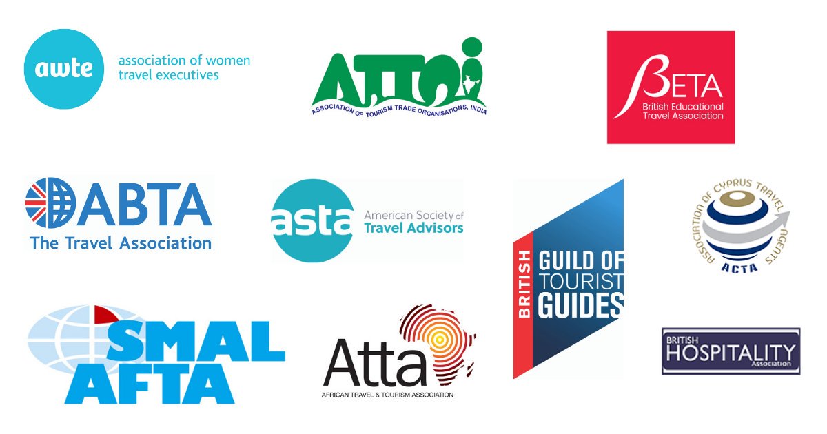 WTM_London's tweet photo. We would like to extend a big thank you to all our Associations. Some of the Associations we have work this year are below. Keep your eyes peeled, we will continue to mention more of them each day.
#travelassociations #WTMLDN #TravelIndustry https://t.co/z2Dw1CMqBw