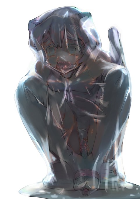 @246R_18 息が続かないようなので苦しさが限界に留まってる内に固めて永持ちさせてあげました 