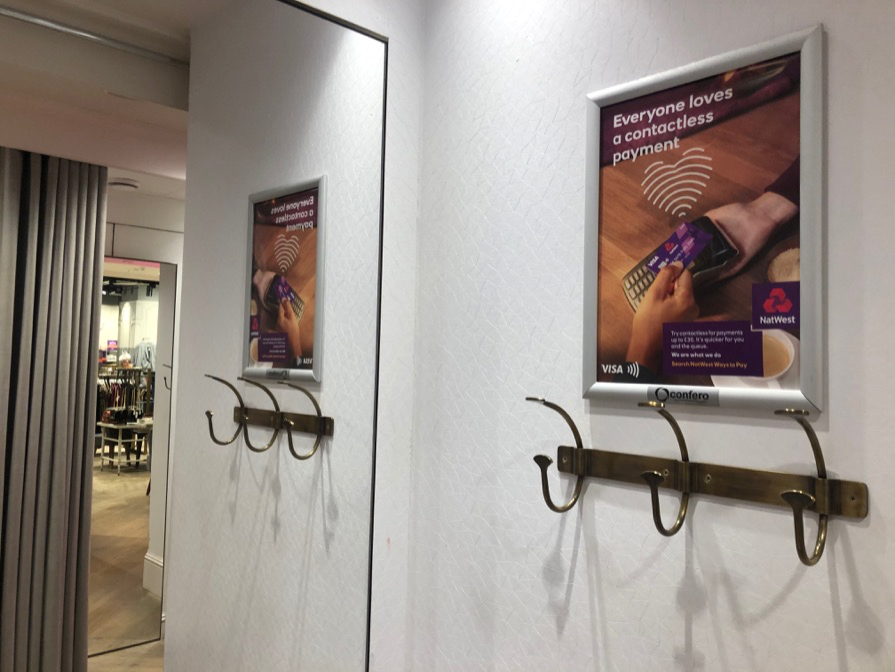 ConferoM's tweet photo. Check out our new blog post featuring our current 
NatWest and @RBS Fitting Room Poster campaign https://t.co/8wg92FRPUO… #Confero #FittingRoom #NatWest #RBS #Campaign https://t.co/LnsZ5OmjU6