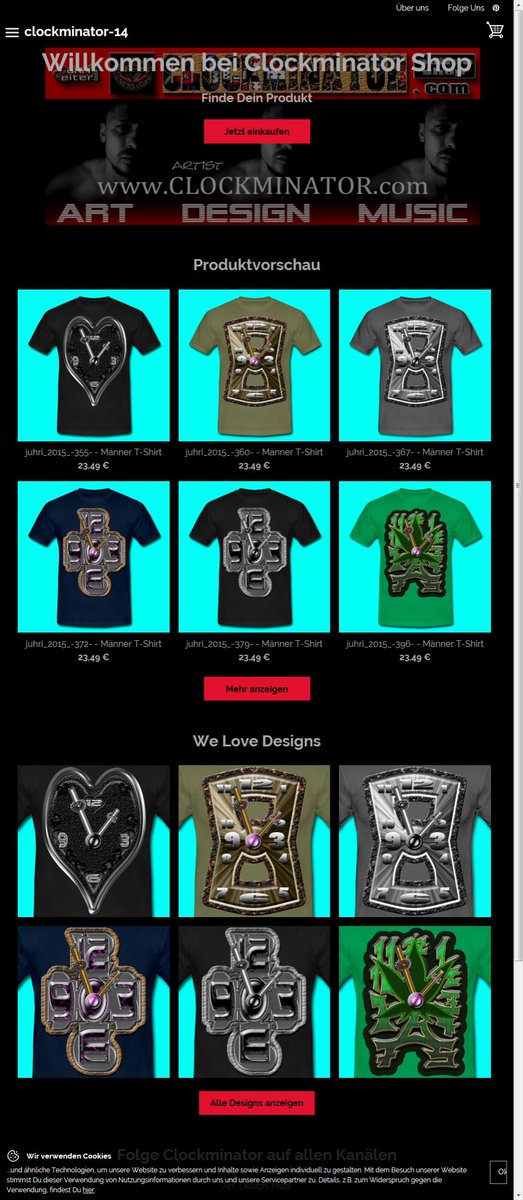 Clockminator's tweet image. shop.spreadshirt.de/clockminator-14