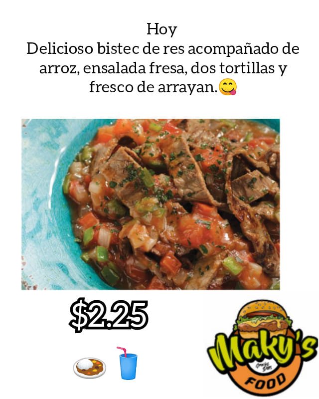 FoodMaky's tweet image. Pide el tuyo😊
Llámanos al 72490514