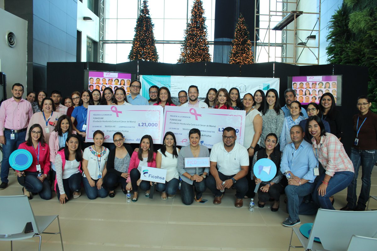 Los colaboradores de <a href="/Ficohsa/">bugcrowd.com/cyx</a> hicieron entrega de un donativo a FUNHOCAM, en donde se logró un monto de L.21,000 equivalente a 35 mamografías. Adicional Ficohsa se unió a la causa igualando la cantidad que dieron los colaboradores, donando un total de L.42,000 a FUNHOCAM.