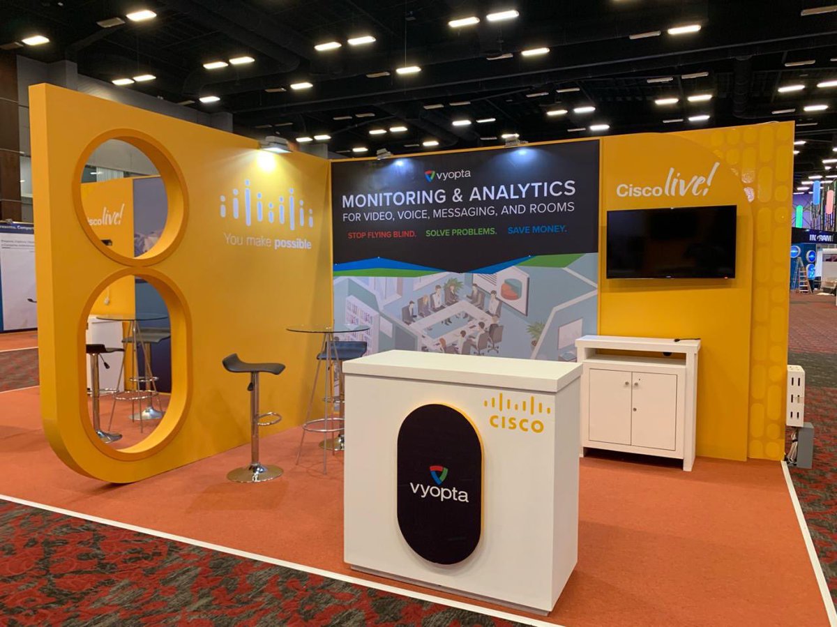 vyopta's tweet image. Ready to meet all of you at Cisco Live Cancun today! Booth #OP8 #uc #collaboration #analytics #CiscoLiveLA #CiscoLive