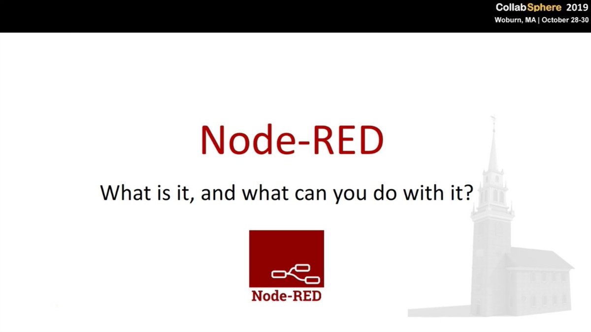TexasSwede's tweet photo. I will do a presentation together with @gacres99 at #CollabSphere2019. It will start at 2pm and will be in the Thompson room. @HCLMasters #node_red #lowcode https://t.co/8lXgCMcSWv