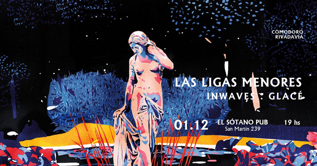 unificationCR's tweet photo. @lasligasmenores en Comodoro! Domingo 1 de dic. 19 hs en el @sotano_pub junto a InWaves y Glacé
Entradas anticipadas en Locuras (San Martín 239)
También online en: https://t.co/wPpMy9Qgm0 https://t.co/cl4QSHONNF