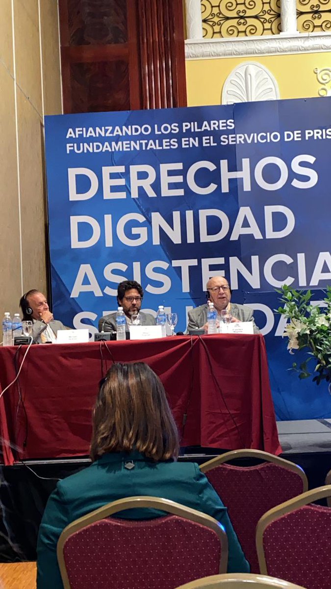 PPNArg's tweet photo. Ahora | El Procurador Penitenciario expone en el panel “Organismos de control derechos, dignidad y asistencia” en #ICPABuenosAires #PrisonsConference #Prisons. https://t.co/eksWpqkueV