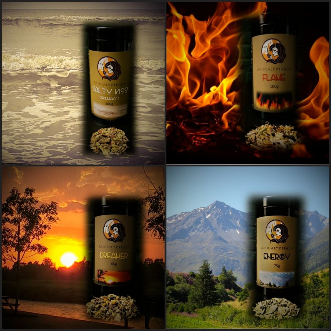 TeApocalyp's tweet photo. 4 amazing #new #flavours at #apocalypteaca shop of @apocalypticafi #merch #organic #tisanes #dreamer #energy #flame #saltykiss #salmiakki #checkitout https://t.co/KFOFg81aF3