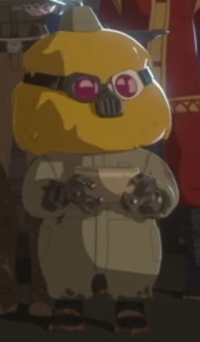 zenkenobi's tweet photo. Opeepit eats from a bowl. It is hard to manage the bowl with his crude mechanical hands. A plate would be impossible.

He does not need silverware. Frigosians hide enormous mouths under their fur. He simply dumps the full bowl into his moth. 

#Opeepit #StarWarsResistance https://t.co/bw6wdkTpaE