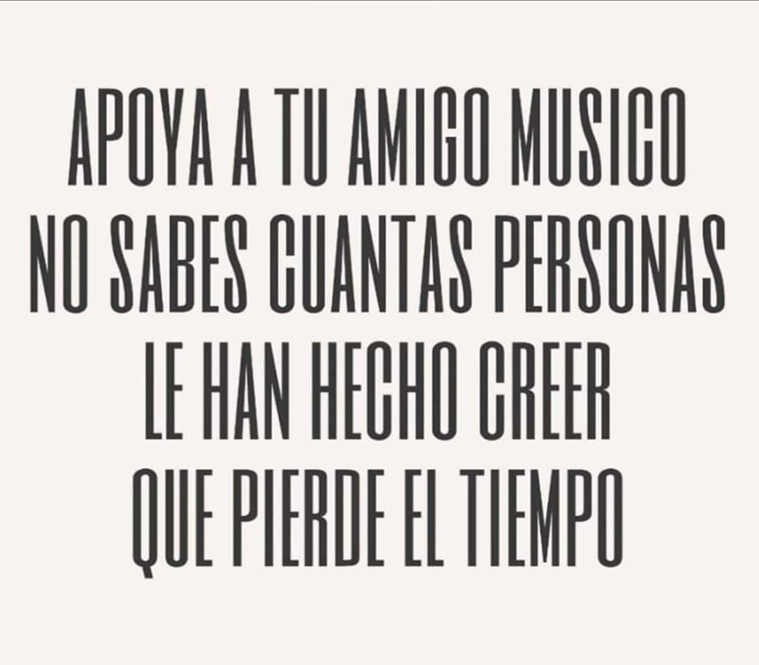 Tod@s tenemos amig@s músic@s... Menciónale a él/ella y su grupo en los comentarios para que podamos conocerlo, harás difusión de su trabajo y le demostrarás tu apoyo 💪

Y si tienes un grupo, escríbenos a contacto@rockdeaki.com 😉

#rockdeaki #punkdeaki #metaldeaki #apoyalaescena