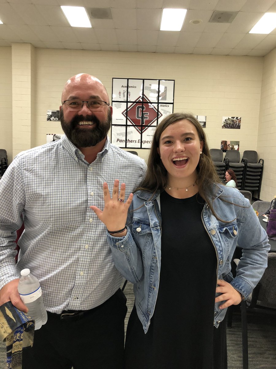 CFSchultheis's tweet photo. Class of 2021 Ring Ceremony #cfpantherlife https://t.co/R47p0yPRLG