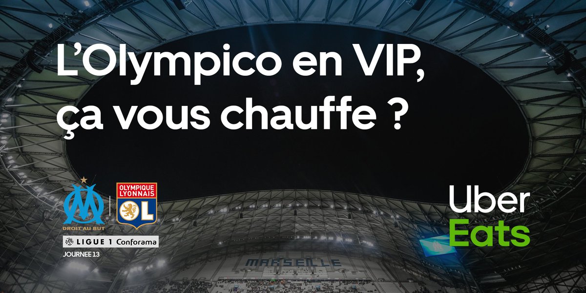 ubereats_fr's tweet photo. Ca vous dit de visiter les vestiaires de l'@OM_Officiel , fouler la pelouse de l'@orangevelodrome, et voir l'#Olympico en loges le Dimanche 10 novembre à 21h ? 🔵⚪️
On invite 10 personnes (5x2). 
👉RT ce tweet et follow @ubereats_fr  pour participer - tirage au sort demain 10h. https://t.co/VvK8vICSpN