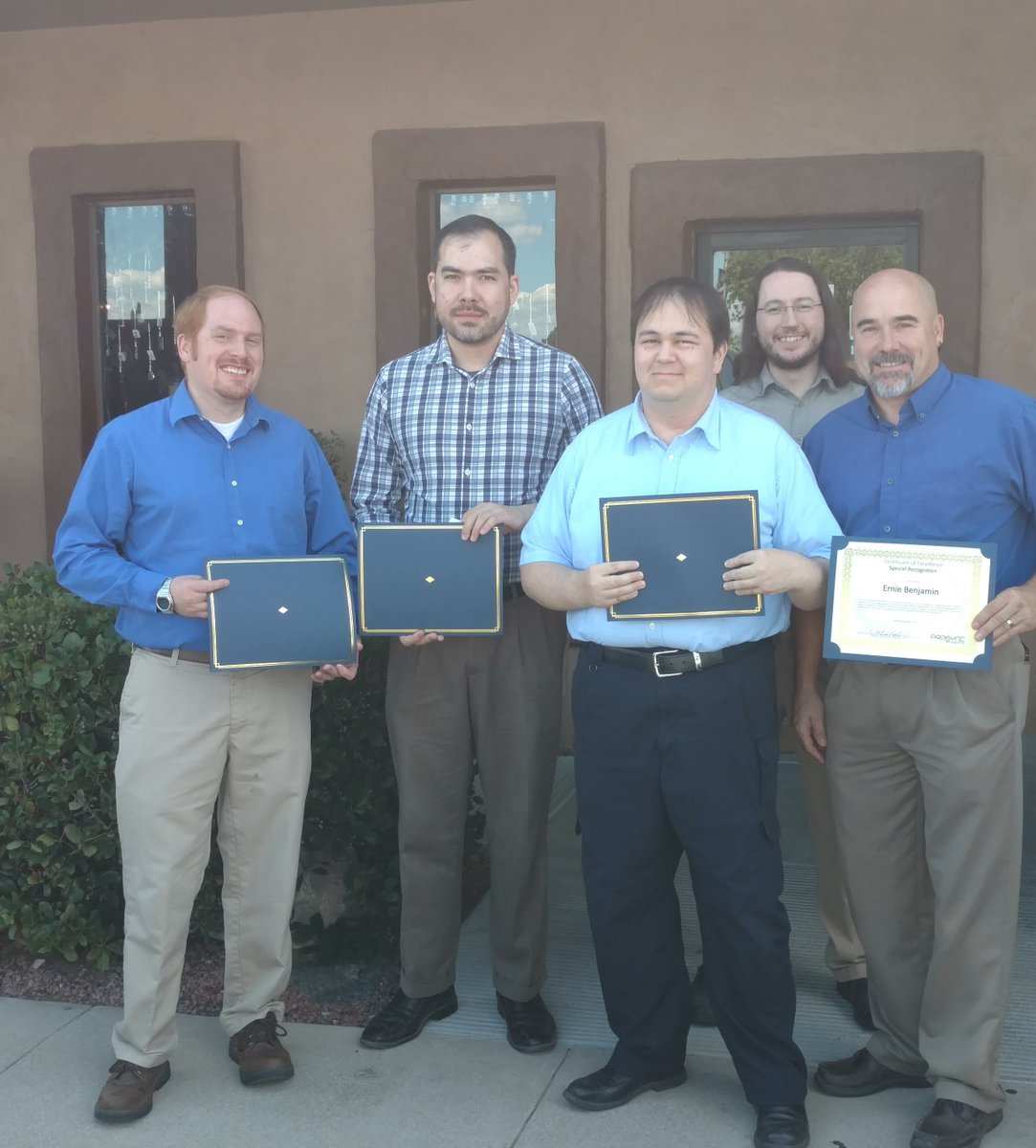 ProSyncTech's tweet image. ProSync recognizes their Arizona development team for a job well done! Their performance exceeded customer expectations. #outstanding #prosync