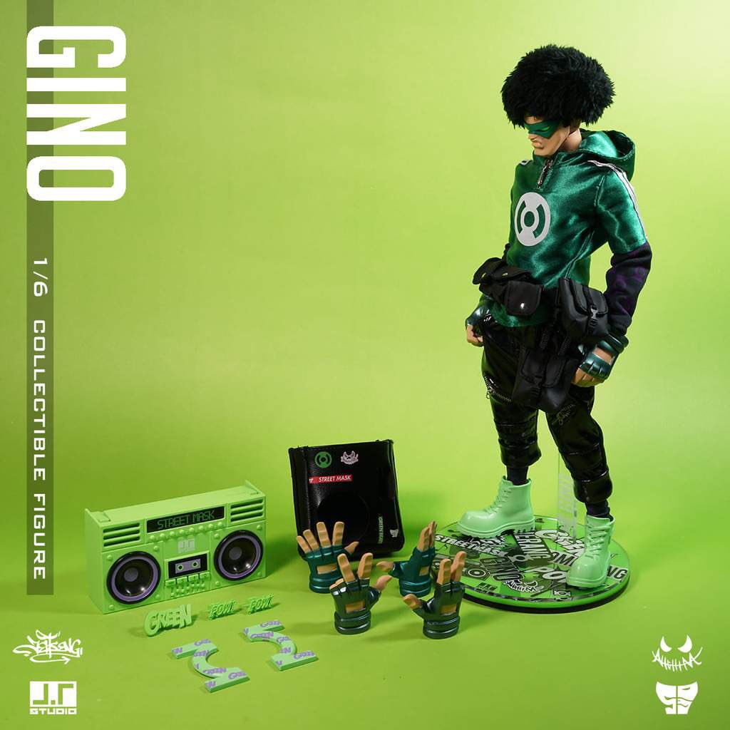tenacioustoys's tweet photo. GINO 1/6 scale action figure by @jtstudio_tw in stock now! Light up eyes and working boombox (batteries not included). Shipping from our US warehouse. Free US shipping! Click pic or link in bio to purchase from https://t.co/6zJMHqQzJ6 .
.
#bboystlye #powermove #bboylifestyle https://t.co/Y5W5KQnCZ6