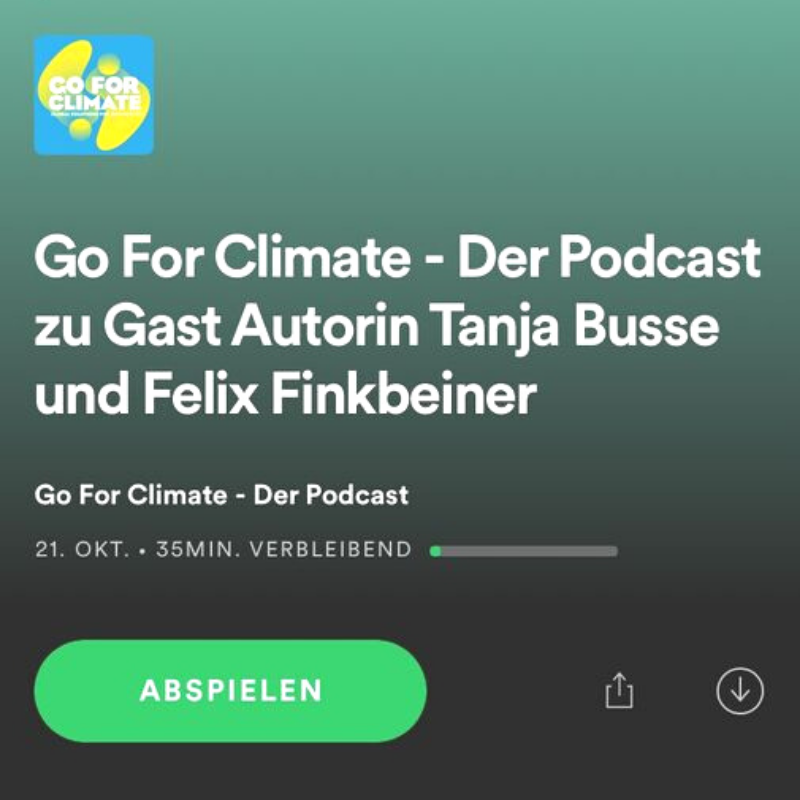 PftP_de's tweet photo. Warum wir über Lösungen für die #Klimakrise statt über das Problem sprechen sollten 💡: In ihrer neuen Podcast-Folge trifft Camilla von @GoforClimate Tanja Busse und Felix Finkbeiner. 🎤 Diese und weitere spannende Folgen findest du auf allen gängigen Streaming-Plattformen! 🎧 https://t.co/ceqarBAYAw