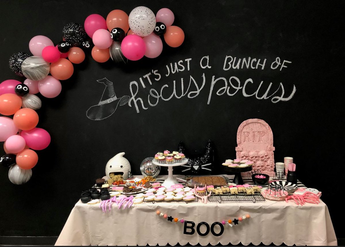 Centennial staff lunch with a few sweet treats for dessert!