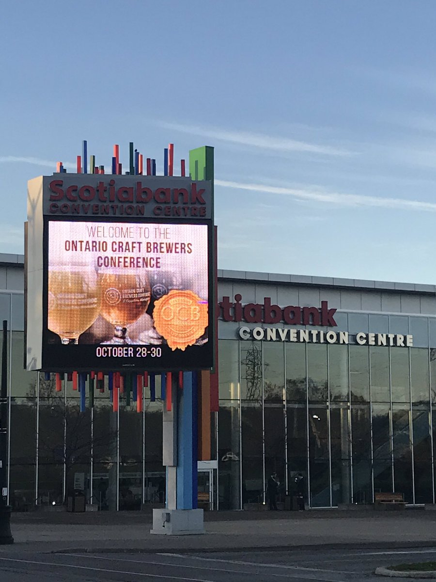 OntCraftBrewers's tweet photo. It’s a beautiful morning to officially kick-off the #OCBC19 at the @sccniagara in #NiagaraFalls. It’s gonna be a fantastic couple days of #craftbeer speakers, sessions and community. https://t.co/sJqMdUVB2C