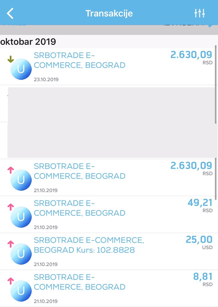 DordeStojkovic's tweet photo. Internet plaćanje u Srbiji:
-platiš karticom @Mobi_Banka kroz aplikaciju za sigurno plaćanje @kombank
-skinu ti sredstva
-skinu DVA puta
-pošto nisi za drugi put imao para na dinarskom,skinu ti sa deviznog,naplate proviziju
-firma vrati pare
Kako je to moguće? @SrbNarodnabanka https://t.co/LuZV1HBYNj