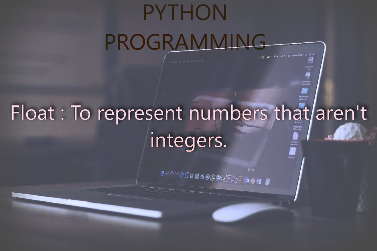 AddaProgrammers's tweet image. Python programming brings you another post about the float in python and this floats work in the python
for more info visit the link below:
programmersadda19.blogspot.com/2019/10/floats…