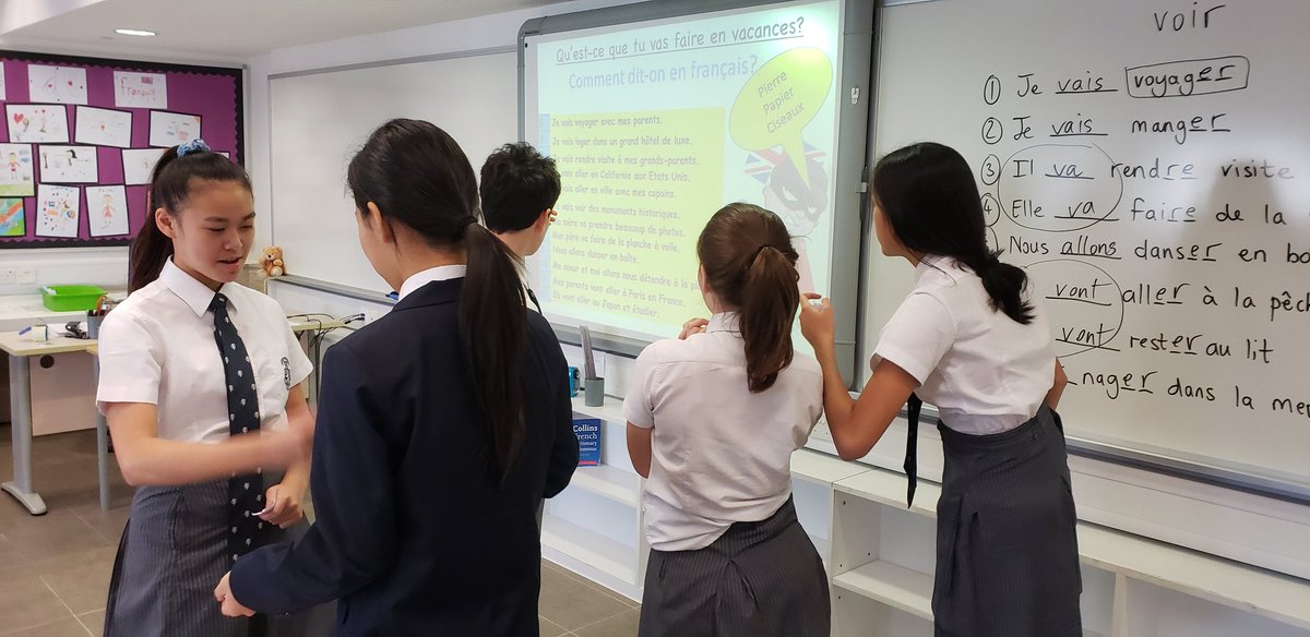 HarrowHKLang's tweet photo. Playing Sentence Stealer in Year 8 French this afternoon, to practise the near future tense. https://t.co/73K9cRA96E