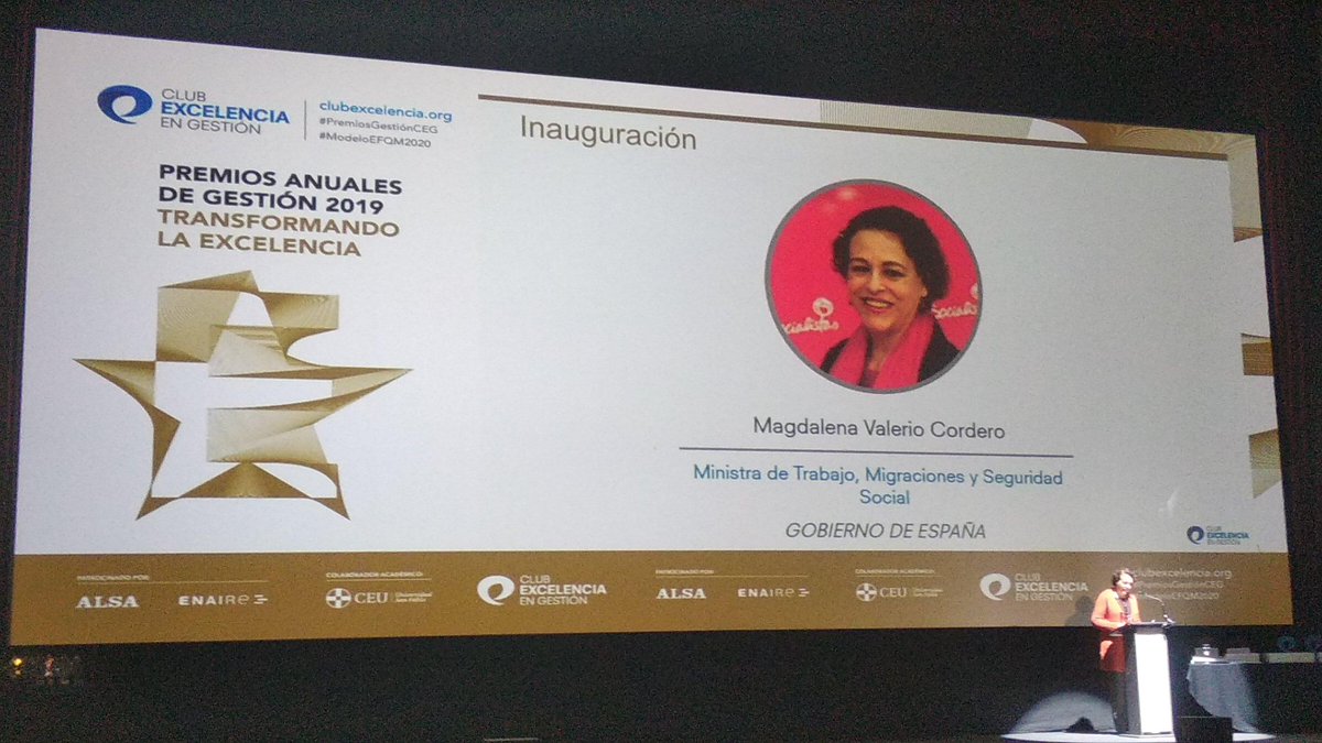 GrupoSorollaEdu's tweet photo. Gala de los Premios Anuales de Gestión 2019, donde estamos nominados por una Gestión Excelente, Innovadora y Sostenible. Con la presencia de 
@mvalerio_gu,Ministra de trabajo, "La buena gestión siempre se transforma en mejores resultados"  
#PremiosGestionCEG #ModeloEFQM2020 #GSE https://t.co/1udvVMvOoe