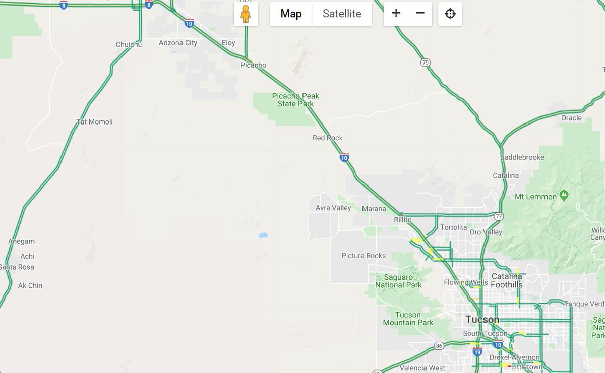 ArizonaDOT's tweet image. TRAFFIC PICTURE as of 5:45 a.m. #phtraffic #aztraffic #tucson