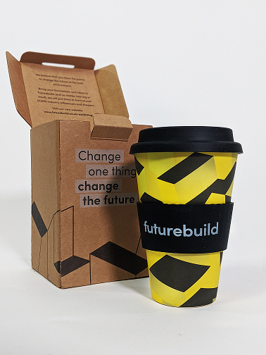 Thank you <a href="/FuturebuildNow/">Futurebuild</a> for our mugs😀☕️☕️

By changing just 1 thing, you can change the #future ....
like swapping your #Paper #Coffee cup for a #reuseable one

#Futurebuild2020 
ow.ly/7lBQ50wHxFz
#environment #reuse #recycled