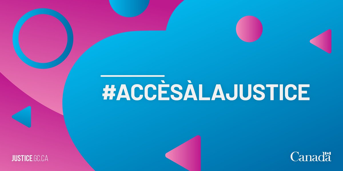 Graphique qui lit l'accès hashtag à la justice