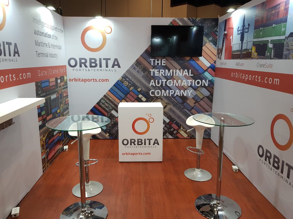 TmeicPorts's tweet photo. We are ready!Do you want to discuss with us how to automate your terminal? Come and visit us!  
We are at the stand B46 in #TOCAmericas,  hosted by TOC Events Worldwide in Cartagena, Columbia.#automation #digitalization #orbitaportsandterminals #orbitateam https://t.co/oIRYLp472D https://t.co/lviZWWlkIX