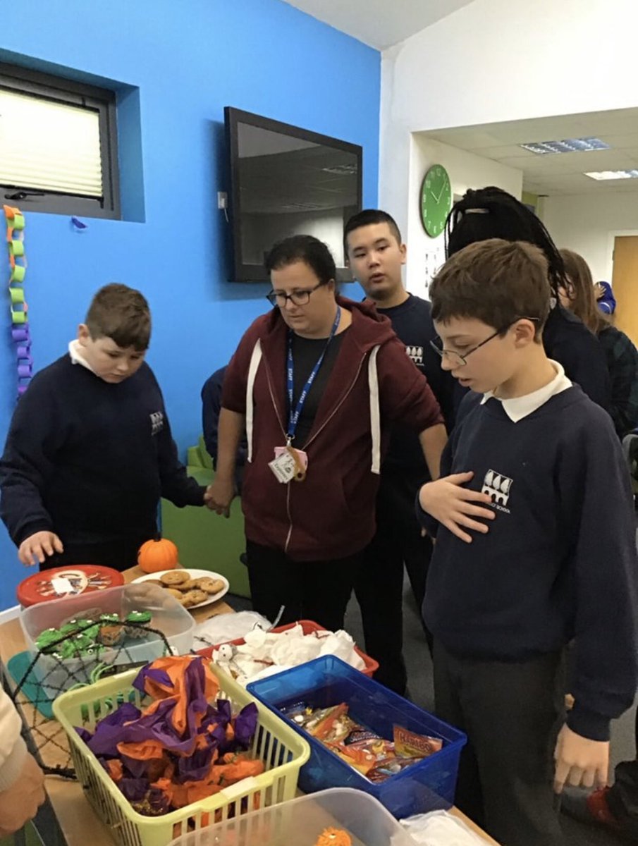 Pupils create their own Halloween Enterprise project #send #autism
