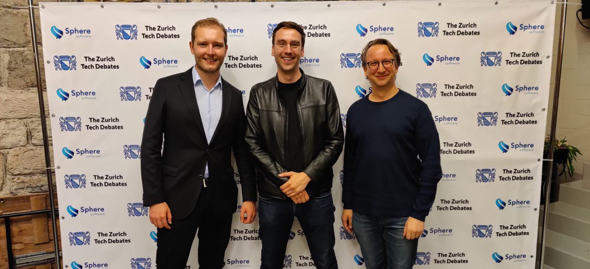 SphereSW's tweet photo. What a great event. Thanks to all our speakers and attendees at What every (future) CTO needs to know: The first interview is all about talent for emerging companies: https://t.co/JhPAW2gXw7
#spheresoftware #softwaredevelopment #cto #ctomangement #techdebates #zurichevent https://t.co/DGq03SM82v