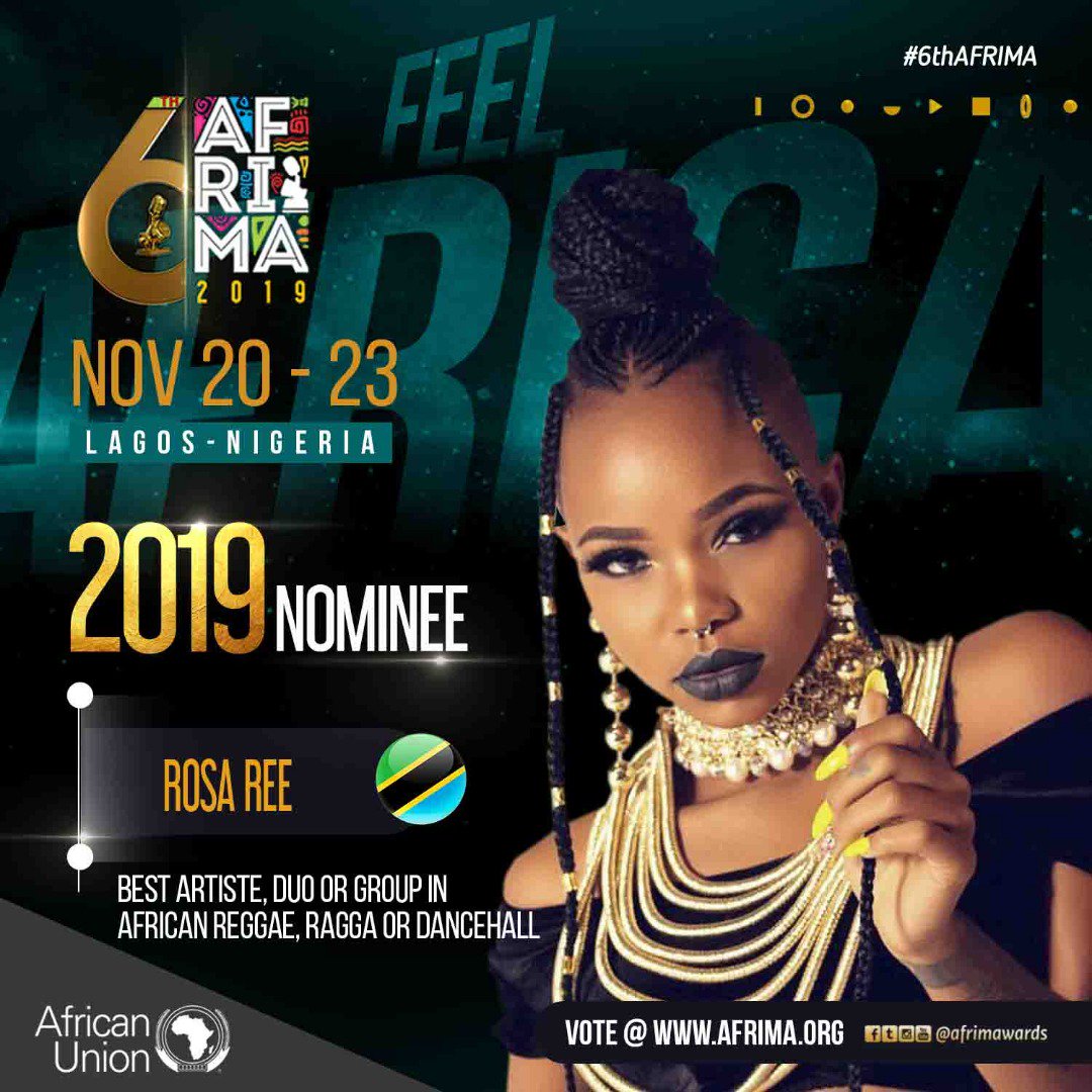 afrimaofficial's tweet photo. #6thAFRIMA Best Artiste, Duo or Group in African Reggae, Ragga or Dancehall -

Who will win the 23.9 carat gold plated A F R I M A trophy at #6thAFRIMA?  Follow the link in bio to vote for your favorite nominee!

#6thAFRIMAvoting @ https://t.co/9fykt9crEf 
#FeelAfrica https://t.co/aQhyLpp4BY