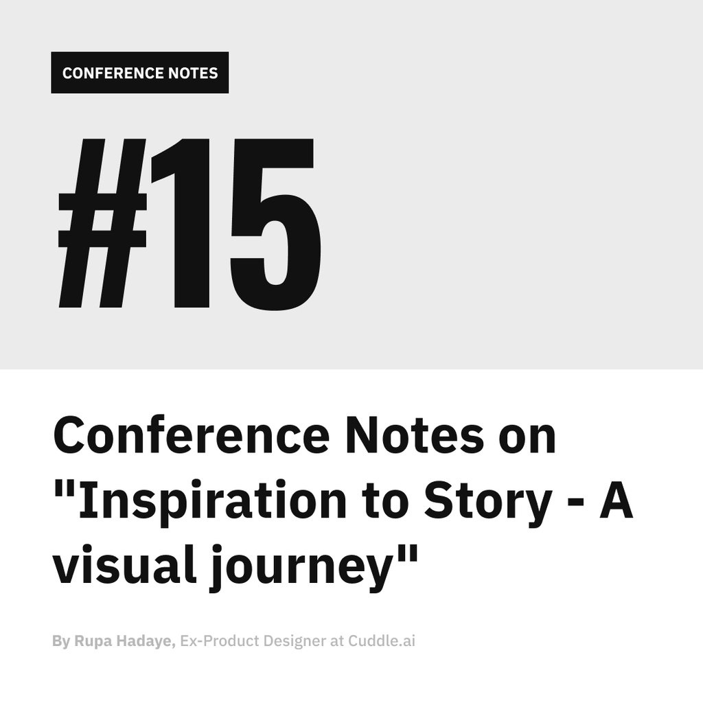 CruxofData's tweet image. 📋Conference Notes

"Inspiration to Story - A visual journey" at @DesignUpConf #2018

medium.com/cuddle-ai/conf…

#designupconf #designup #conference #designconf #illustration #creativity #notes #sketchnotes