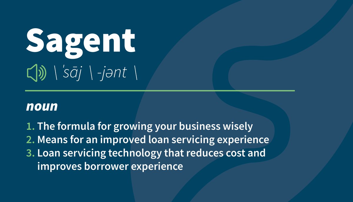 SagentLending's tweet photo. In a sentence: A better lending experience for your organization &amp; your borrowers can be achieved with #LoanServicing technology from #Sagent. Come talk to us at Booth 612, Ballroom B! #MBAAnnual19 #GrowWisely https://t.co/97oLgFdVKx