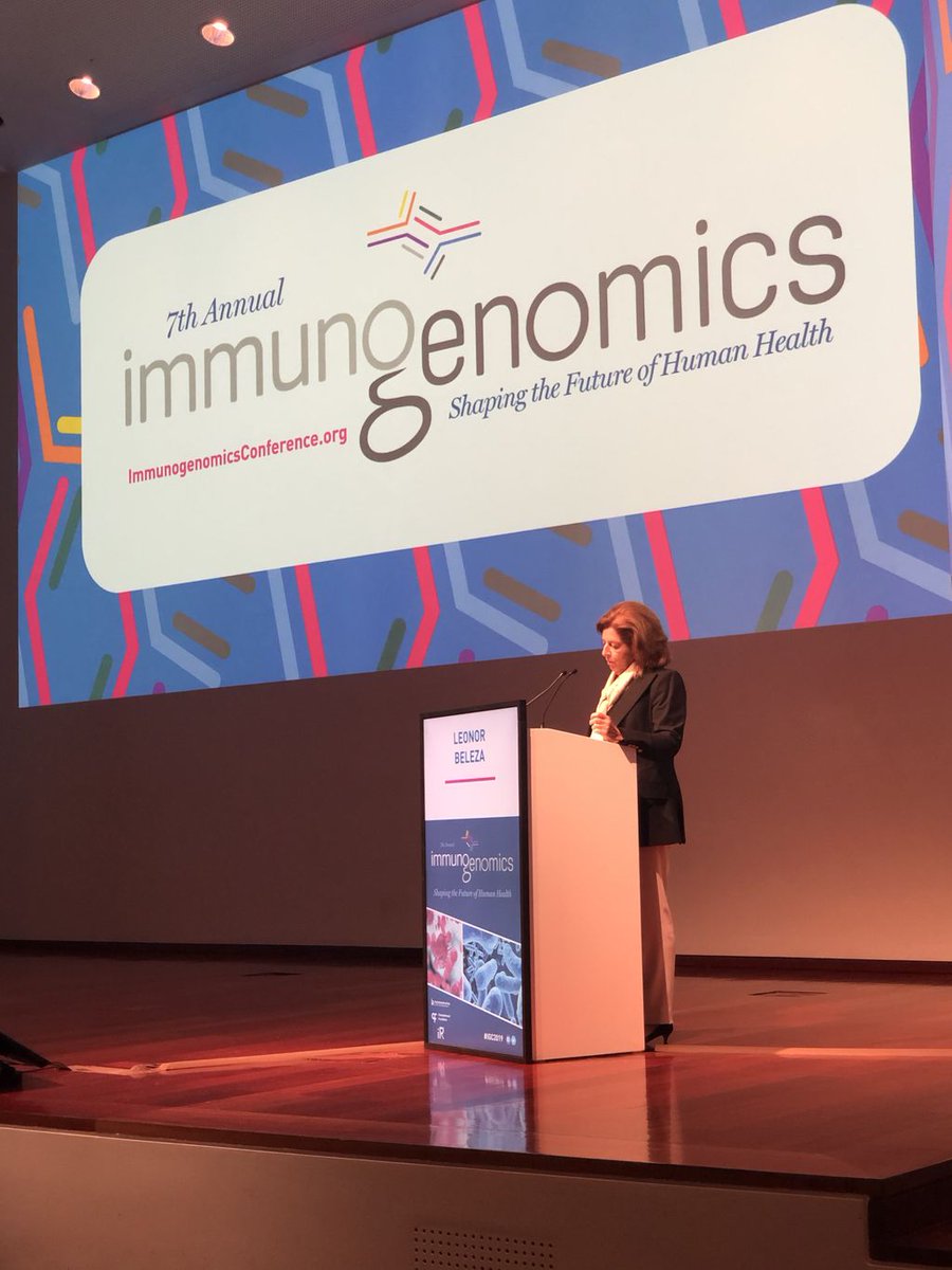 Immunogenomics's tweet photo. Awesome opening night at #IGC2019! Day 2 is underway @ChampalimaudF @hudsonalpha #Lisbon #Portugal https://t.co/MEjGCKCleT